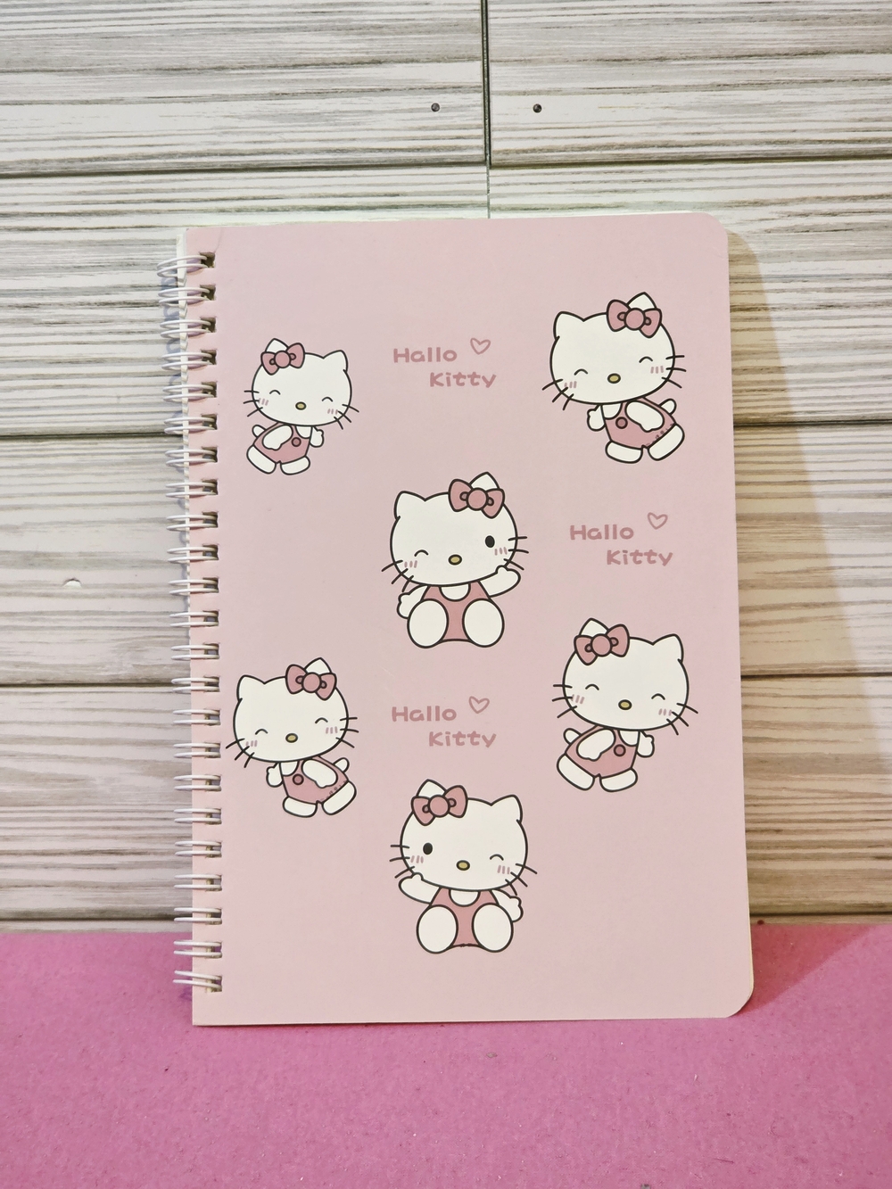 Hello Kitty Pink Spiral Notebook